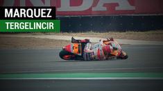 Berita video Pebalap Repsol Honda, Dani Pedrosa, catatkan waktu tercepat dan rekannya Marc Marquez tergelincir pada tes MotoGP hari terakhir di Sirkuit Buriram, Thailand, Minggu (18/2/2018).