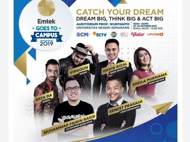 Saksikan Live Streaming Emtek Goes To Campus 2019 Di Universitas