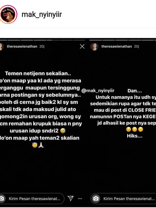 Unggahan Theresa Wienathan