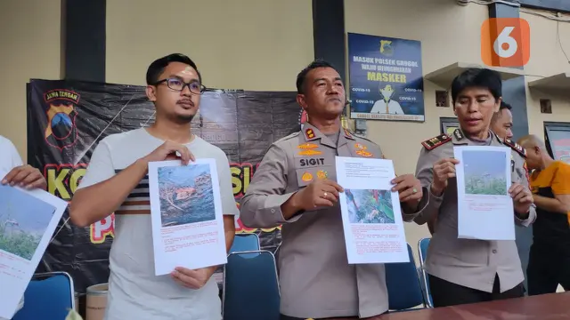 Kapolres Sukoharjo AKBP Sigit saat Potongan Tubuh di Aliran Sungai Bengawan Solo Gegerkan Masyarakat