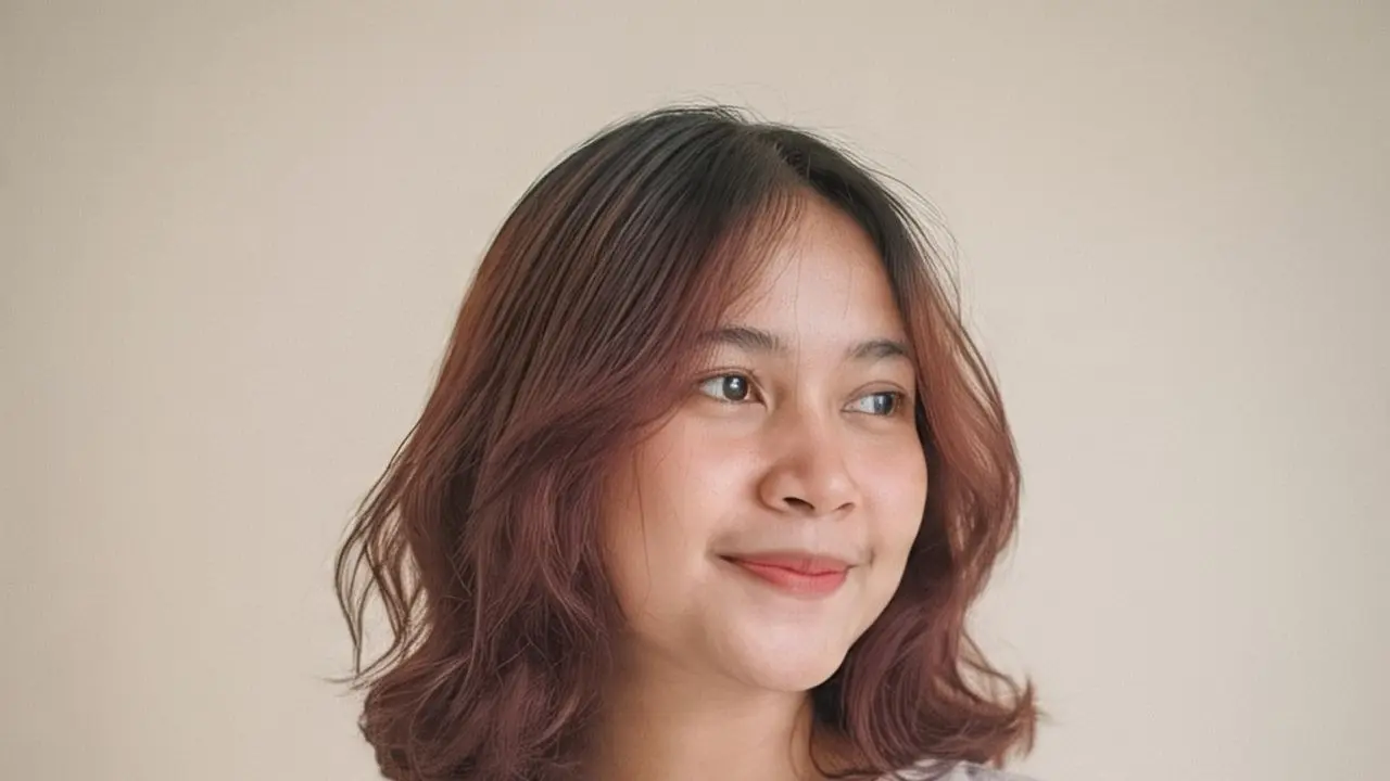 Model Rambut Sebahu untuk Rambut Tebal