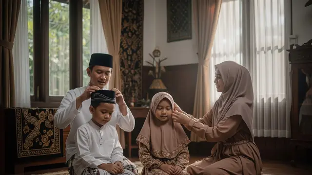 tips hindari konflik keluarga sebelum berangkat sholat id