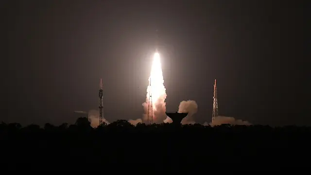 Peluncuran rudal anti-satelit oleh pemerintah India (AFP/Arun Sankar)