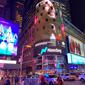 Videoklip musik Maruli Tampubolon terpampang di layar raksasa di Times Square (ist)