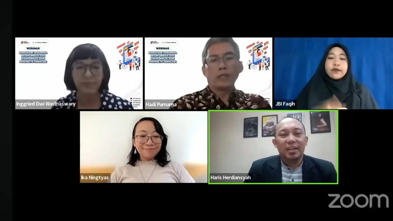 Webinar AJI Indonesia dan Google News Initiative