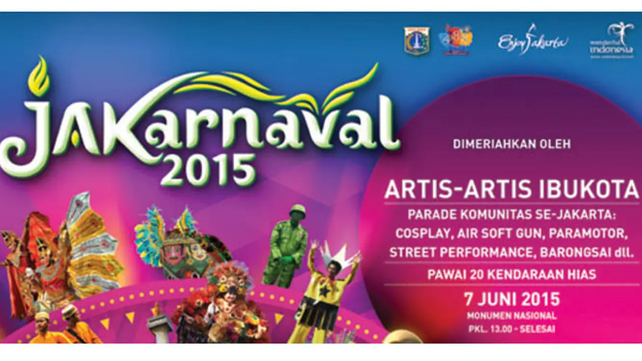 Jakarnaval 2015 Punya Kejutan untuk Anda, Simak Di sini!