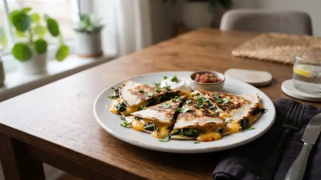 Quesadilla Isi Keju dan Sayuran