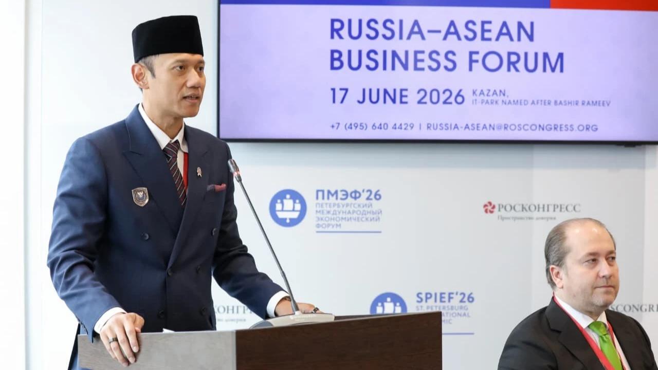 Menko AHY Tawarkan Kerja Sama Maritim, Logistik, dan Perkeretaapian Indonesia-Rusia