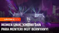 Ternyata ada momen menarik dalam acara Welcoming Dinner World Water Forum atau Forum Air Sedunia ke-10 yang digelar Minggu malam di Bali. Sambil menikmati makan malam, Presiden Jokowi ikut nyanyi dan para Menteri ikut turun melantai berjoget dengan p...