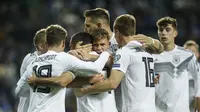 Estonia vs Jerman`(AP Photo/Raul Mee)