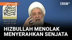 PEMIMPIN HIZBULLAH MENOLAK MENYERAHKAN SENJATA SELAMA ISRAEL MASIH ADA DI LEBANON SELATAN