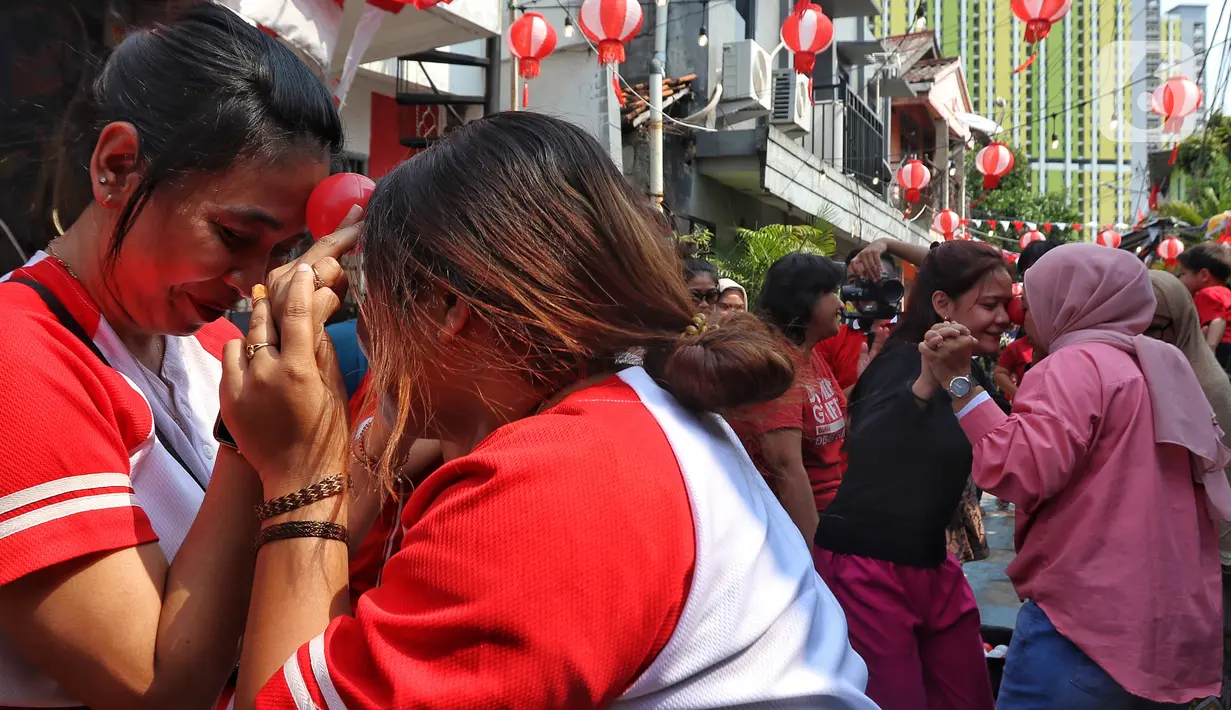 Berbagai kegiatan dan jenis permainan rakyat digelar di kawasan tersebut untuk memeriahkan peringatan HUT ke-78 RI. (Liputan6.com/Angga Yuniar)