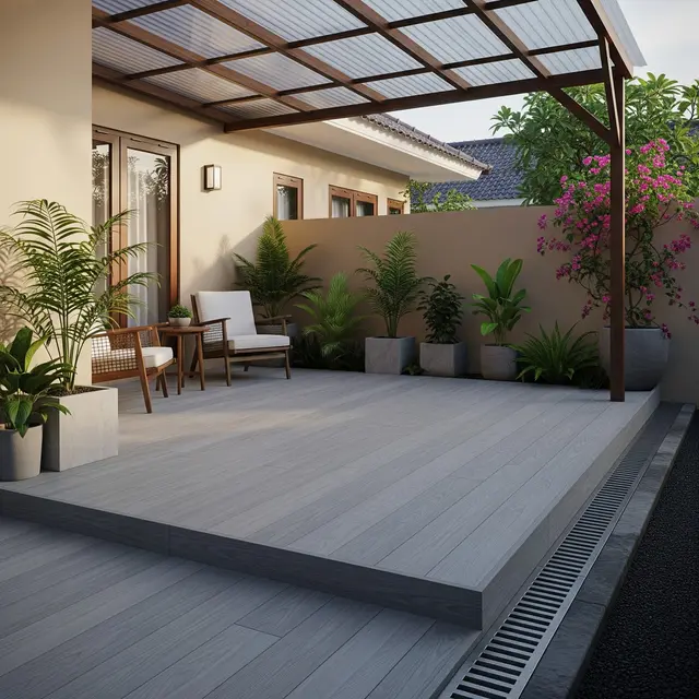 9 Desain Teras Rumah Tetap Kering saat Hujan