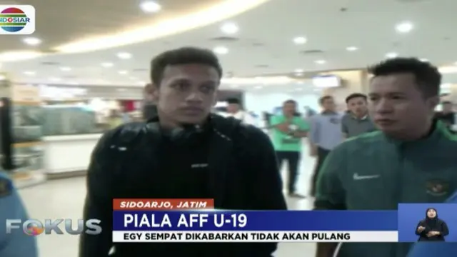 Egy Maulana, Amunisi Timnas Lawan Malaysia di Semifinal Piala AFF U-19