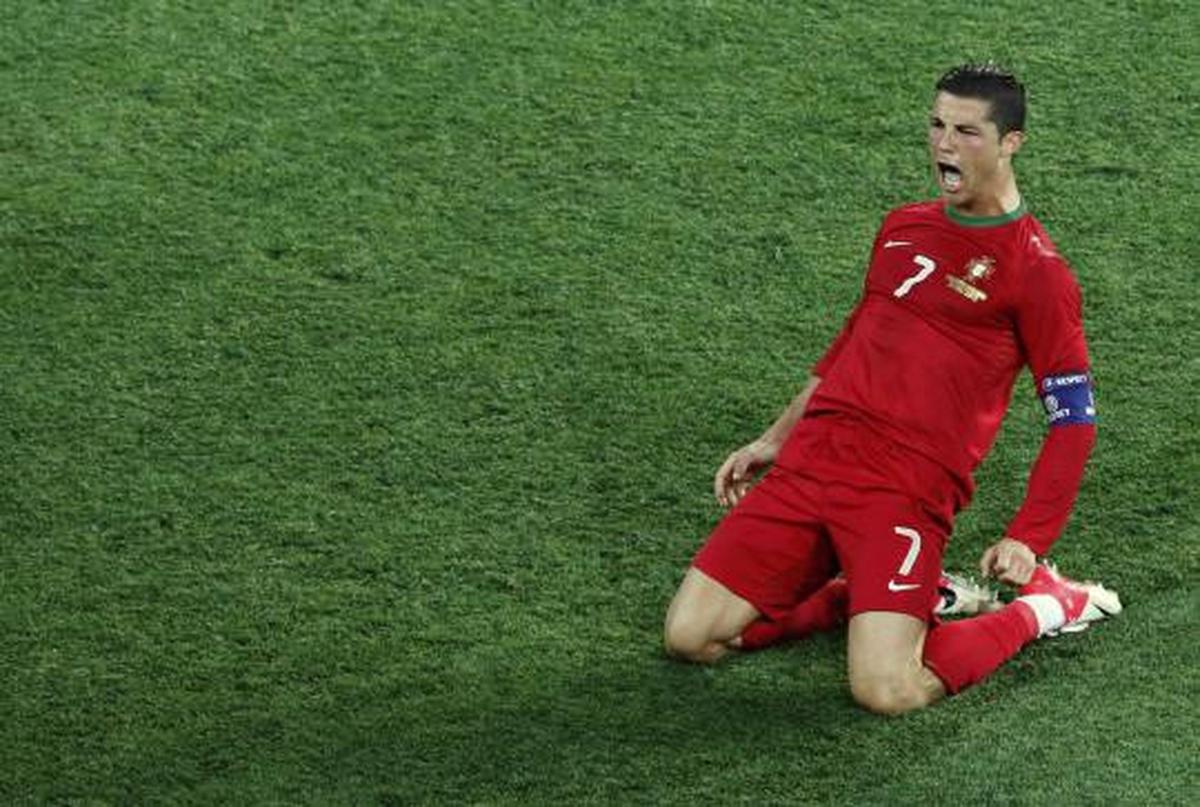 Ekspresi CR7 di lapangan hijau