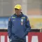 Pelatih Brasil Carlo Ancelotti memimpin sesi latihan menjelang pertandingan kualifikasi Piala Dunia 2026 melawan Ekuador. Latihan ini digelar di Sao Paulo, Brasil, pada Selasa, 3 Juni 2025. (AP Photo/Andre Penner)