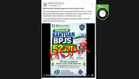 Cek Fakta: Hoaks Link Pendaftaran Program Bantuan BPJS Kesehatan Rp 52 Juta