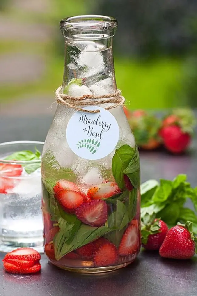 Ilustrasi infused water. (sumber foto: Pinterest/megan quartz)