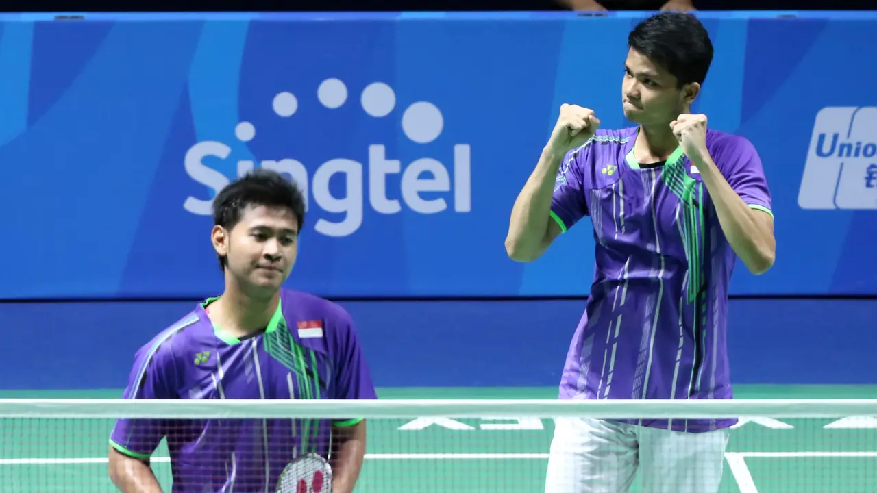 Ganda putra Indonesia Angga Pratama/Ricky Karanda Suwardi