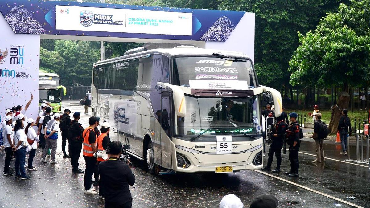 InJourney Berangkatkan 2.374 Pemudik, Pakai Bus hingga Kereta Api