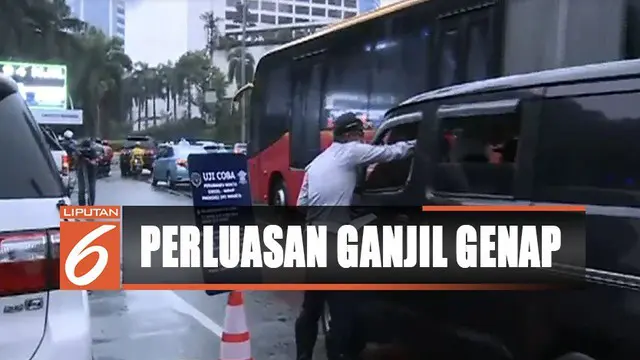 Dari sebelumnya sembilan ruas jalan, kawasan ganjil genap kini bertambah menjadi 25 ruas jalan meliputi Jalan Fatmawati, Panglima Polim, Tomang, hingga Gajah Mada.