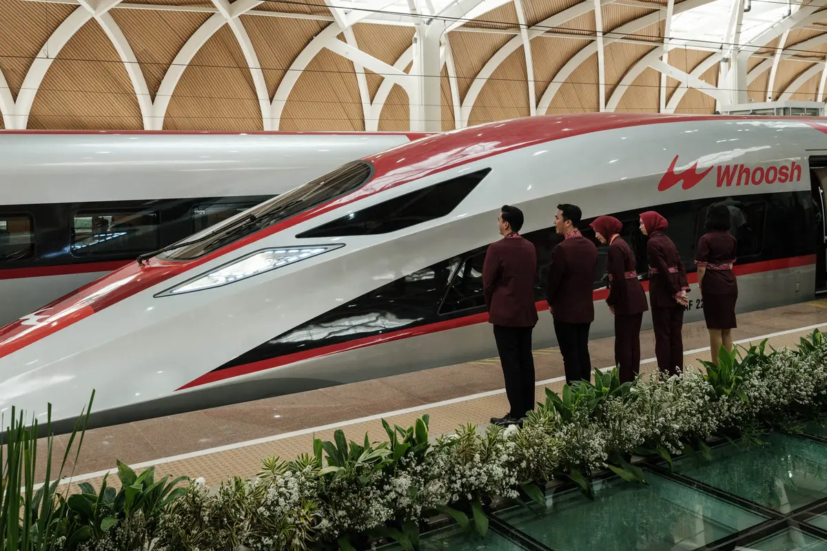 Tampilan Kereta Cepat 'Whoosh'