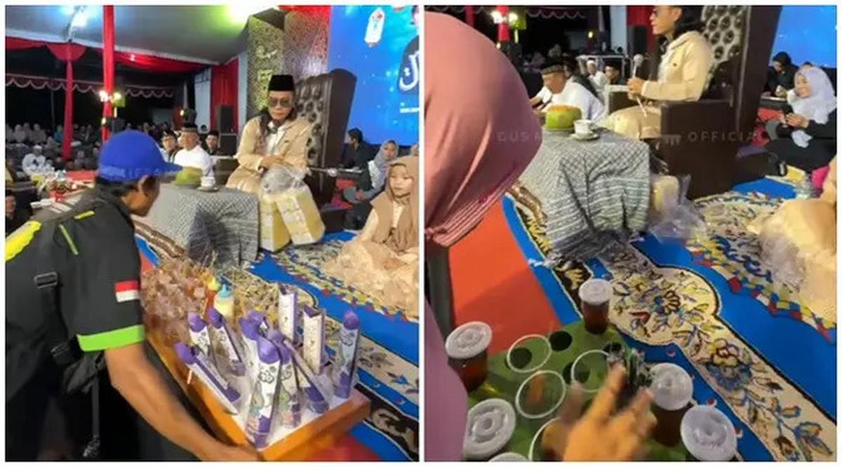 6 Potret Gus Miftah Beli Jajanan Kaki Lima, Disebut Netizen Hanya Pencitraan