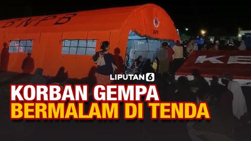 VIDEO: Rumah Rusak, Warga Pasaman Barat Korban Gempa Bermalam di Tenda