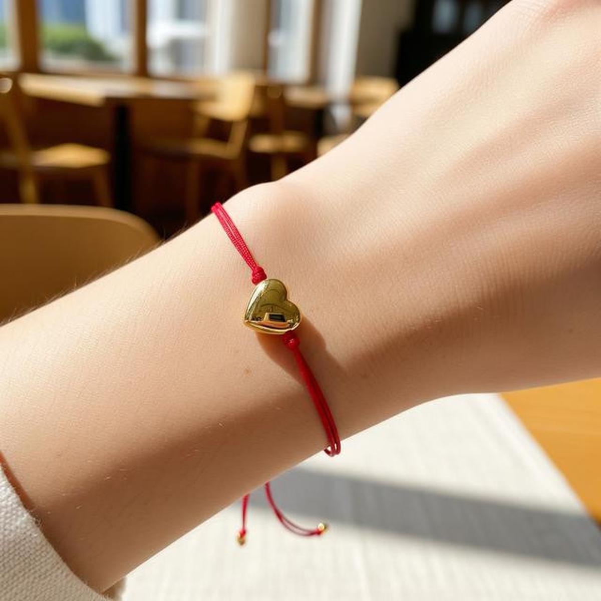 7 Gelang Emas Tipis Tali Merah 1,5 Gram Stylish Anak Muda untuk Gaya Sehari-Hari
