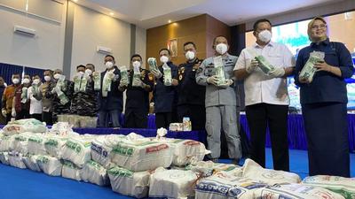 TNI AL Gagalkan Penyelundupan Ketamin 1,3 Ton Senilai Rp2,1 Triliun di Perairan Riau