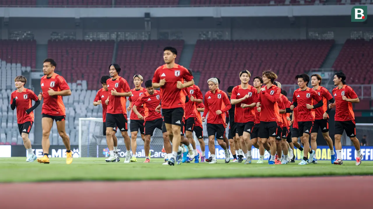 Foto: Vibes-nya Serasa Pertandingan di Piala Dunia, Begini Suasana Latihan Resmi Timnas Jepang