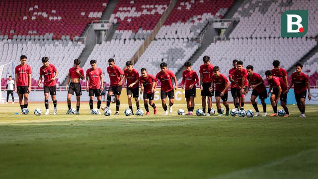 Foto: Latihan Riang Timnas Indonesia U-17 Jelang Piala Dunia U-17 2023 di Stadion Utama Gelora Bung Karno