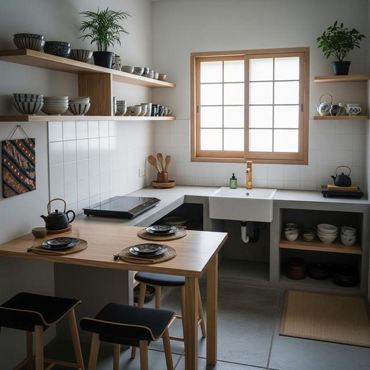 9 Desain Dapur Ala Jepang Minimalis Ukuran 2x2 Meter, Estetis dengan Budget Terjangkau