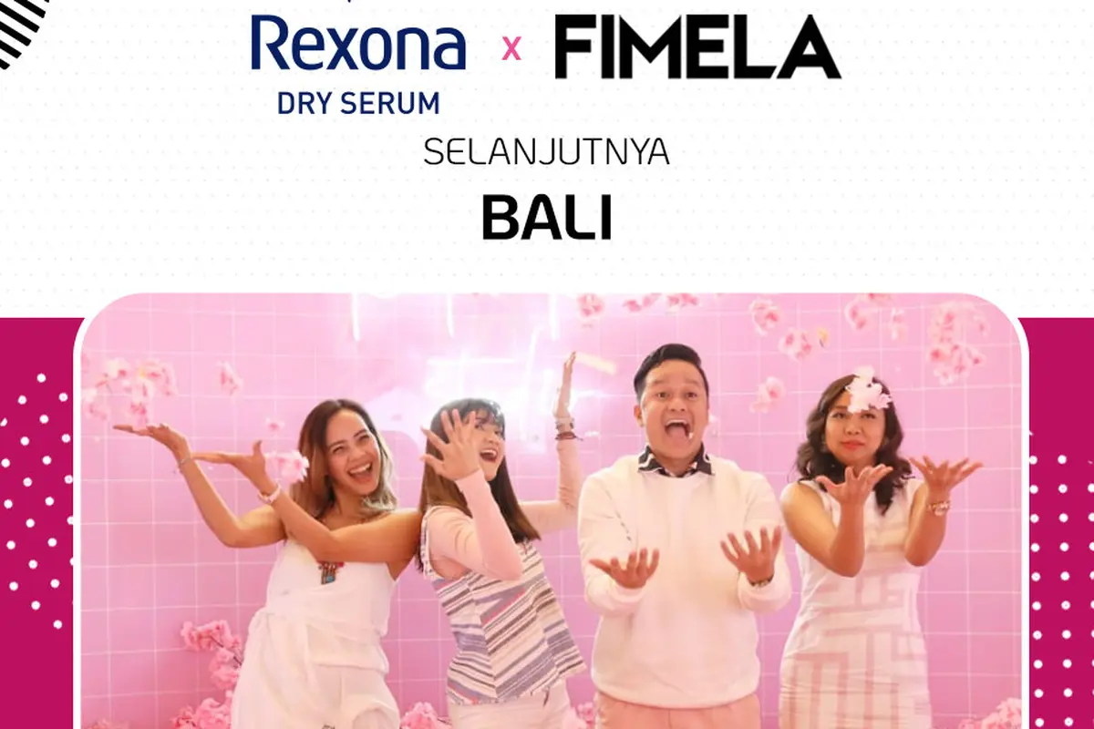 Rexona x Fimela Bakal Mampir ke Bali, Daftar Segera di Sini