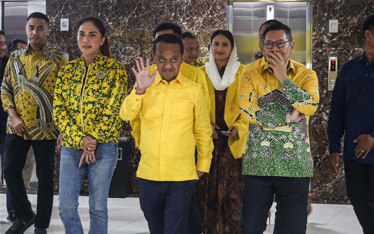 Bahlil Lahadalia umumkan kepengurusan baru Partai Golkar