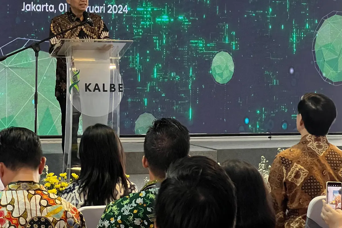 Menteri Kesehatan RI, Budi Gunadi Sadikin, Saat Menyampaikan Pidatonya di Acara Groundbreaking Fasilitas Produksi Radioisotop dan Radiofarmaka untuk Penanganan Kanker di Indonesia (Foto: Kalbe)