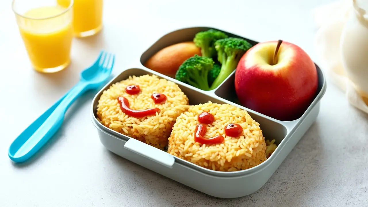 Bekal omurice Mini (Nasi Goreng Bungkus Telur)