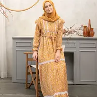 Koleksi gamis shabby chic jenama fashion lokal Aznii