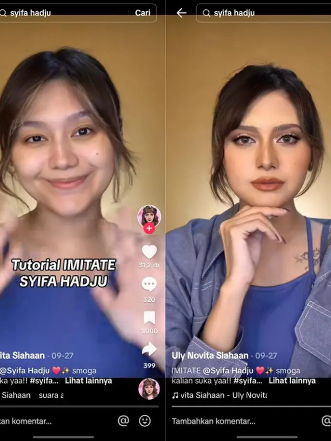 Make Up Imitasi Syifa Hadju