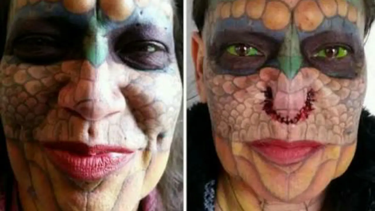 Ingin Mati Sebagai Reptil, Transgender ini Merombak Penampilannya Mirip Naga