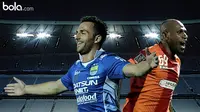 Spasojevic vs Boaz (Bola.com/Samsul Hadi)