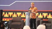 Joko Santoso saat Pembukaan Konferensi Perpustakaan Digital Indonesia (KPDI) ke-15 yang diselenggarakan di Bandar Lampung, Selasa (6/8/2024). (Liputan6.com/ Dok Ist)