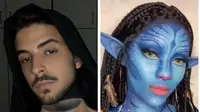 Buat transformasi make up dan viral di Tiktok, aksi orang-orang ini bikin geleng kepala. Sumber tiktok @petarraicevic @tanishabillington