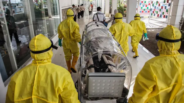 Pelabuhan Belawan Gelar Simulasi Penanganan Pasien Virus Corona