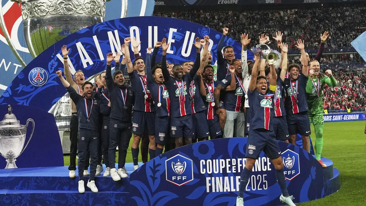 PSG juara Coupe de France 2024/2025