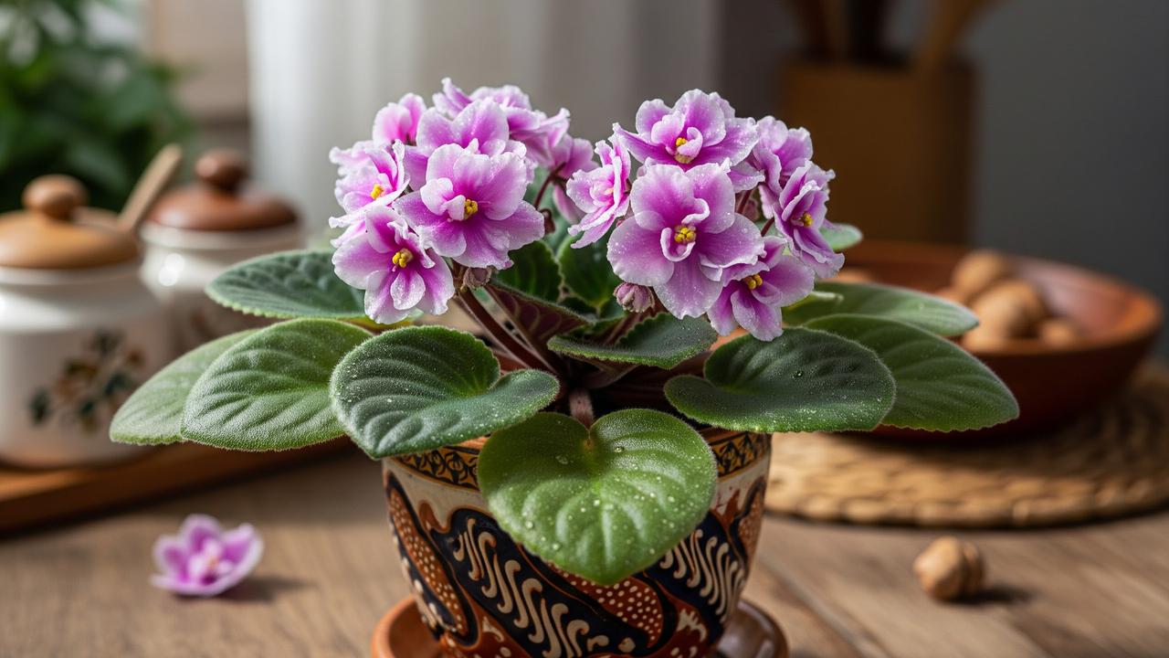 African Violet (Saintpaulia ionantha)
