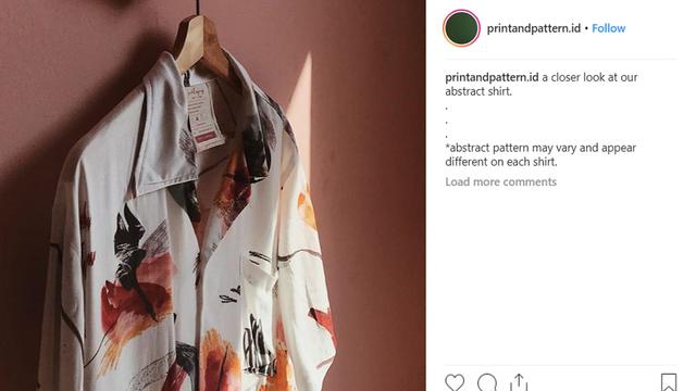 (Instagram/ printandpattern.id - https://www.instagram.com/p/BqVH34yn71f/)