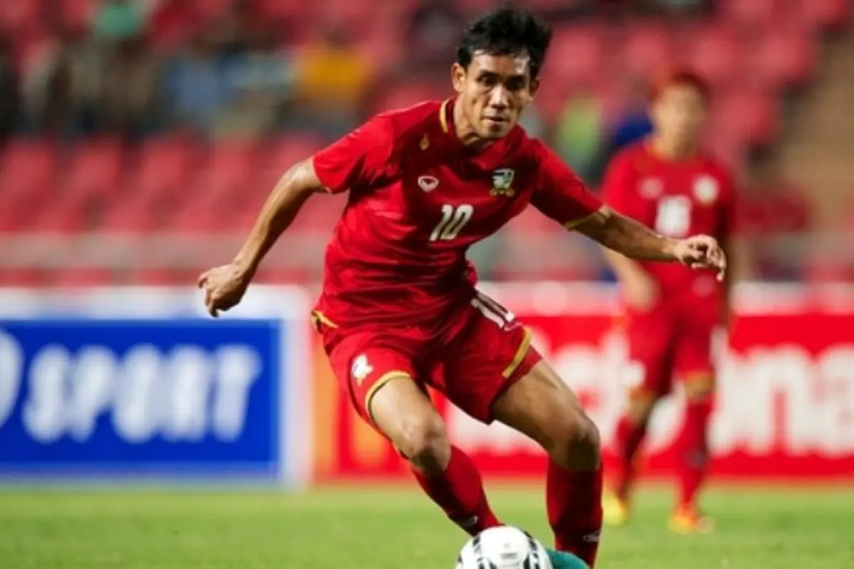 Striker Timnas Thailand, Teerasil Dangda