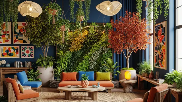 Inspirasi Interior Unik dan Penuh Warna/Gemini AI