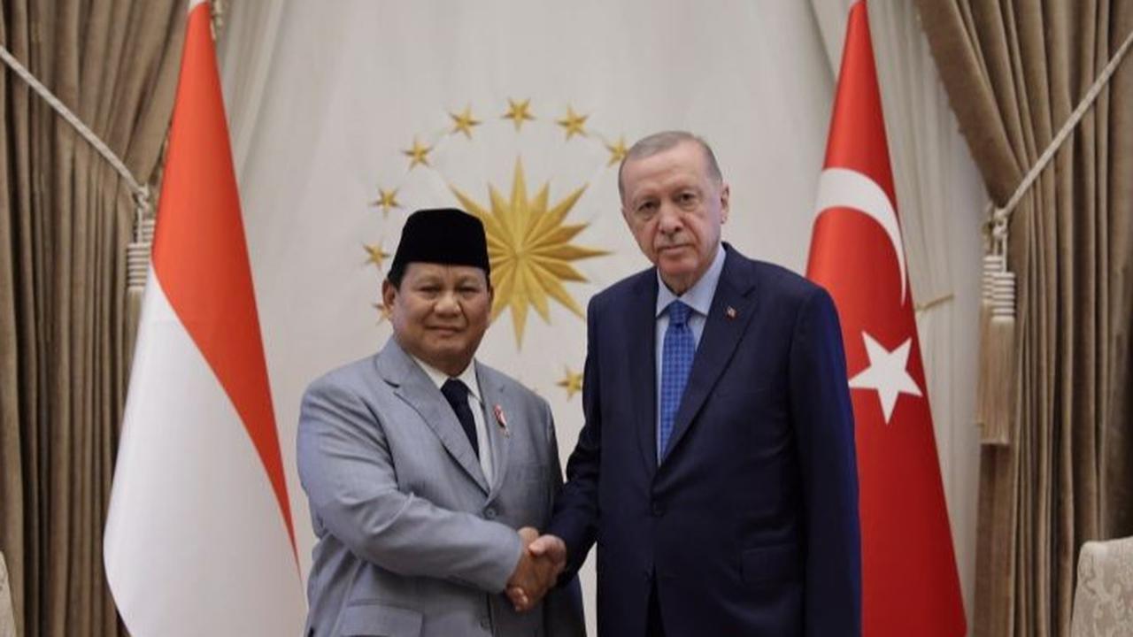 Prabowo Bertemu Erdogan, Ini yang Dibahas